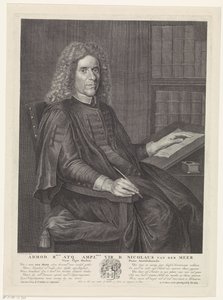 Nicolaas van der Meer的肖像 作者 扬·安西妮·考克斯（Jan Anthonie Coxie）